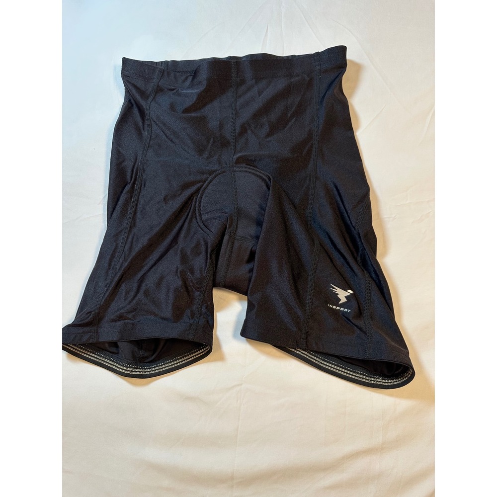 Insport Padded Cycling Shorts Black XXL JC09 Made in USA Mens